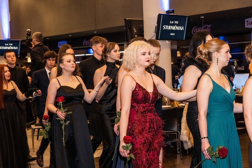 Studniówka maturzystów VII LO we Wrocławiu