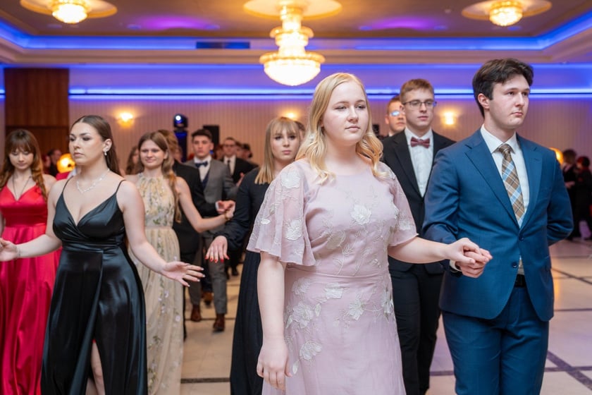 Studni&oacute;wka uczni&oacute;w Technikum nr XV im. Marii Skłodowskiej-Curie we Wrocławiu w Hotelu Haston (3 lutego 2024)