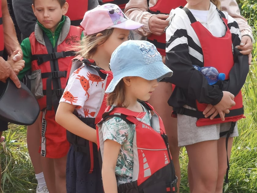 Spływ kajakowy organizowany przez Radę Osiedla Polanowice-Poświętne-Ligota