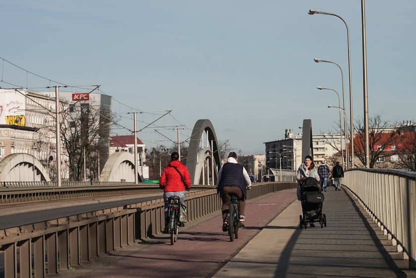Ciepłe popołudnie we Wrocławiu, luty 2024