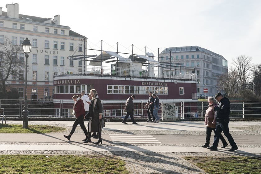 Ciepłe popołudnie we Wrocławiu, luty 2024