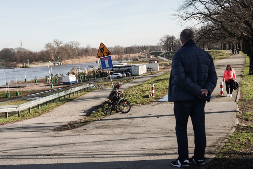 Ciepłe popołudnie we Wrocławiu, luty 2024