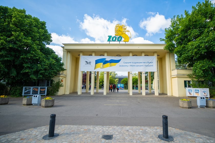 Brama główna Zoo Wrocław
