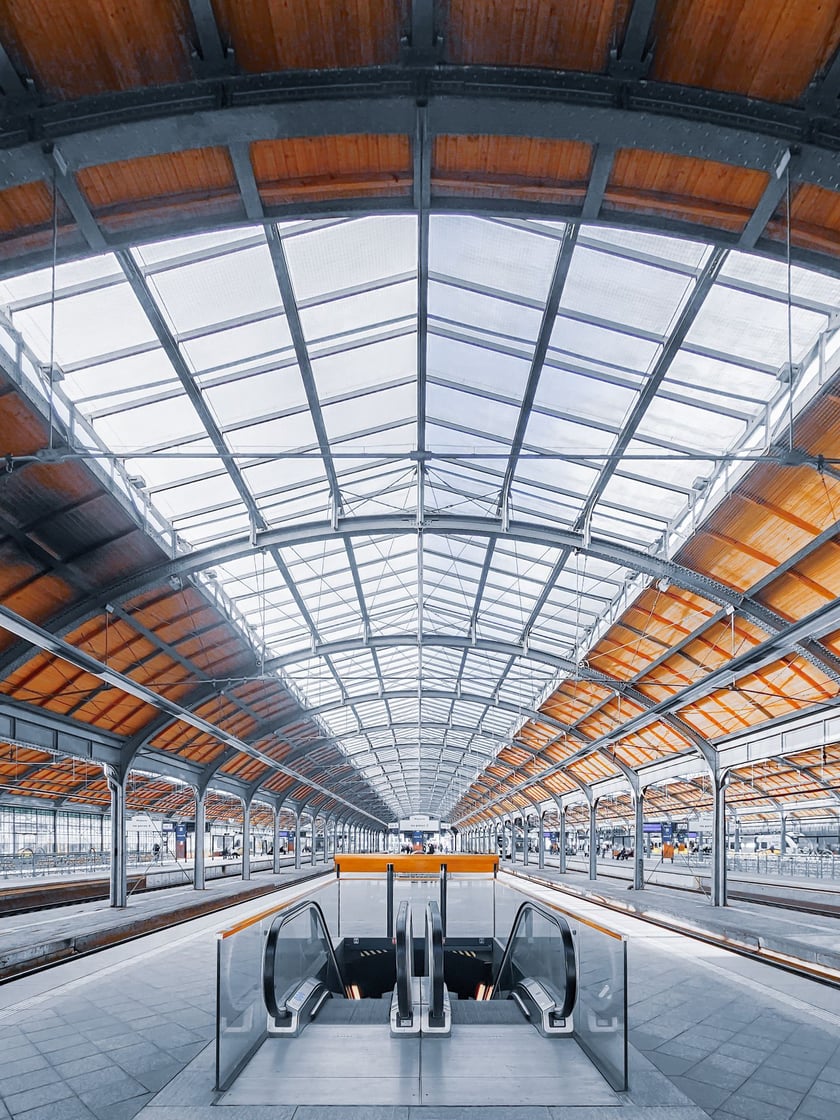 Dworzec Wrocław Gł&oacute;wny - wnętrze&nbsp;