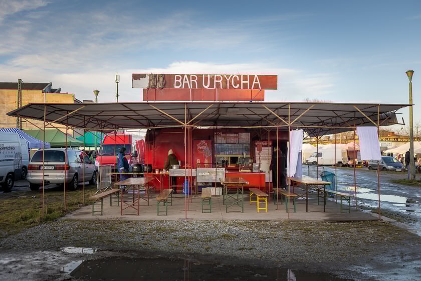 Bazar na dworcu Świebodzkim, luty 2024