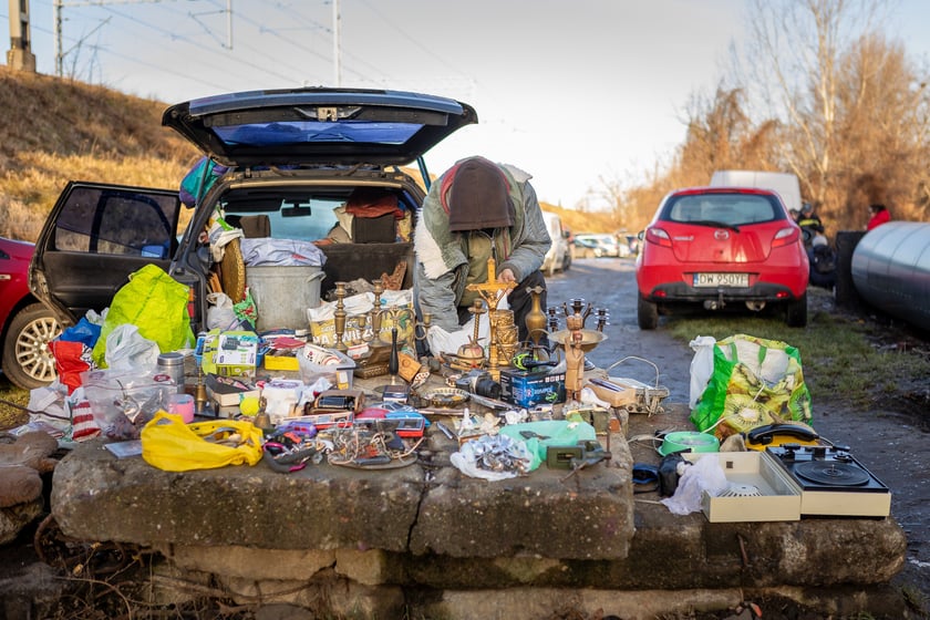 Bazar na dworcu Świebodzkim, luty 2024