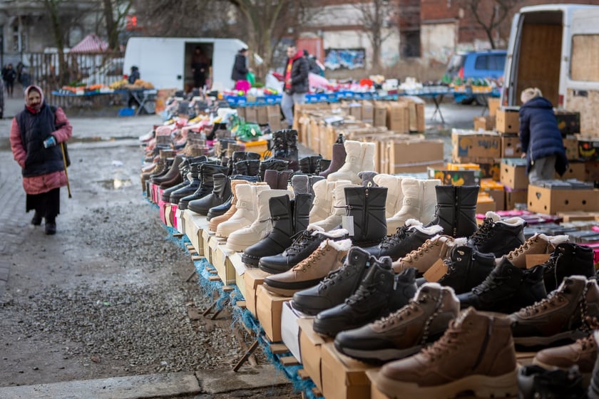 Bazar na dworcu Świebodzkim, luty 2024