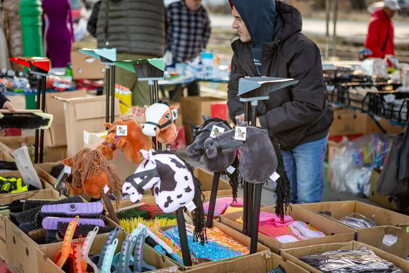 Bazar na dworcu Świebodzkim, luty 2024