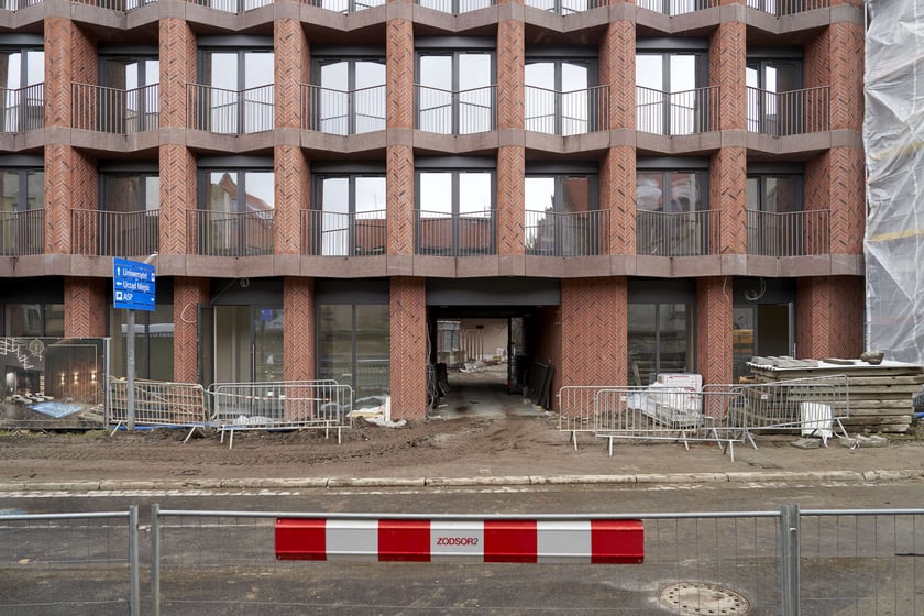 Budowa Bernardyńskiej 4, luty 2024