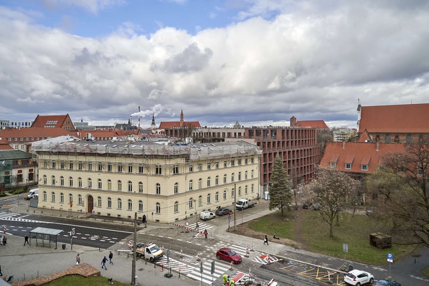 Budowa Bernardyńskiej 4, luty 2024