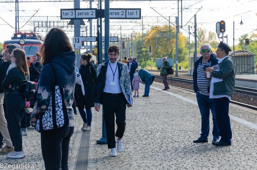 Wystawa lokomotyw i wagonów zorganizowana przez Klub Sympatyków Kolei we Wrocławiu