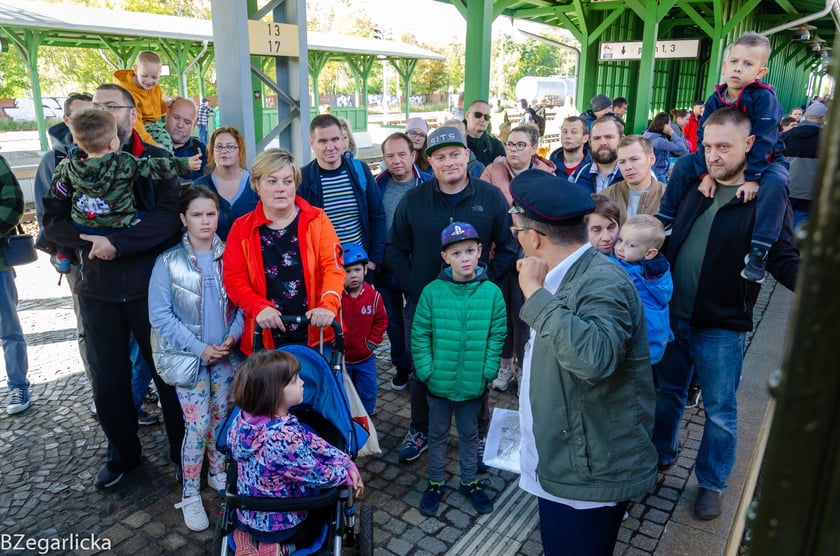 Wystawa lokomotyw i wagonów zorganizowana przez Klub Sympatyków Kolei we Wrocławiu