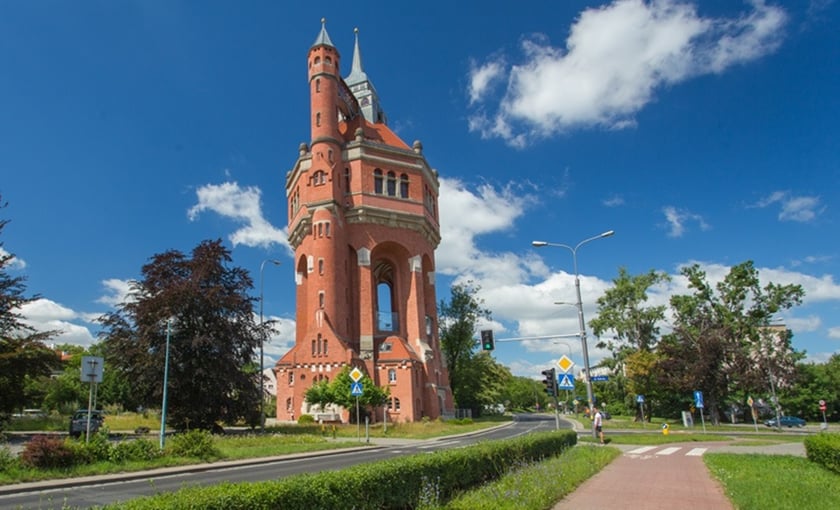 Wieża ciśnień przy ul. Wiśniowej we Wrocławiu