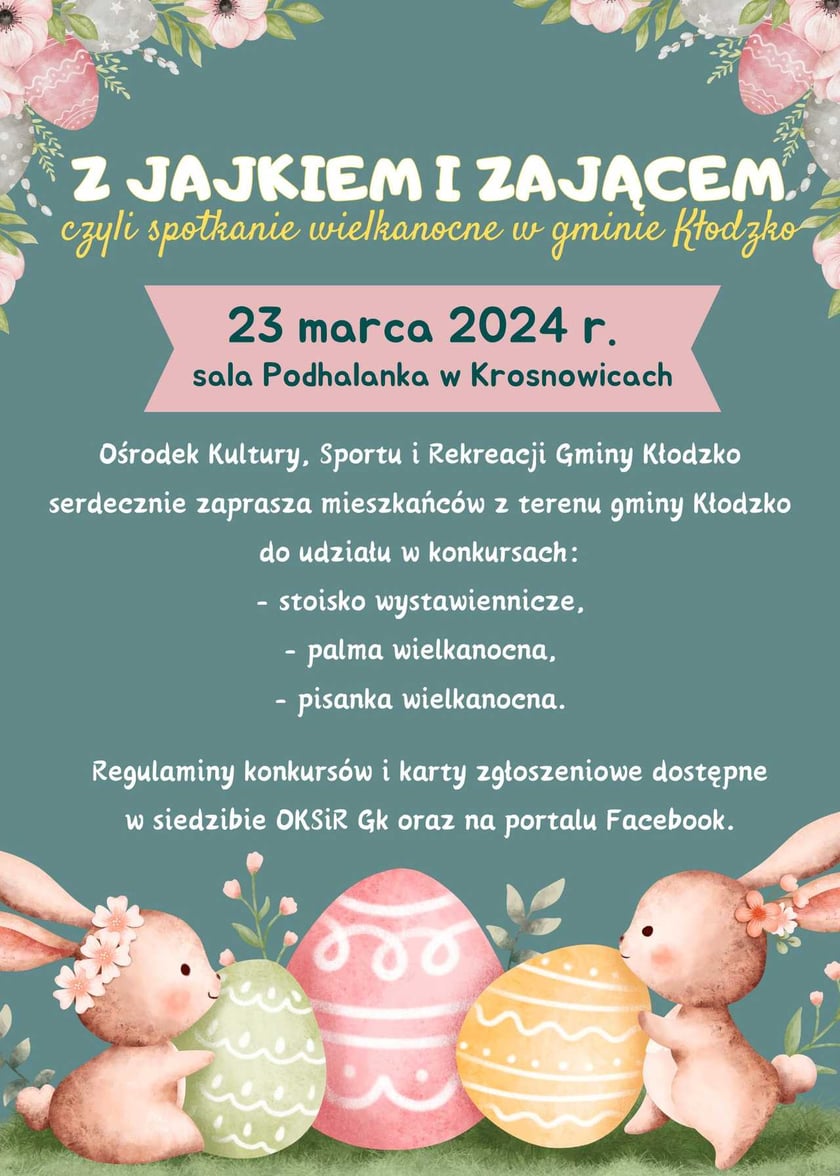 Kiermasz wielkanocny w Krosnowicach
