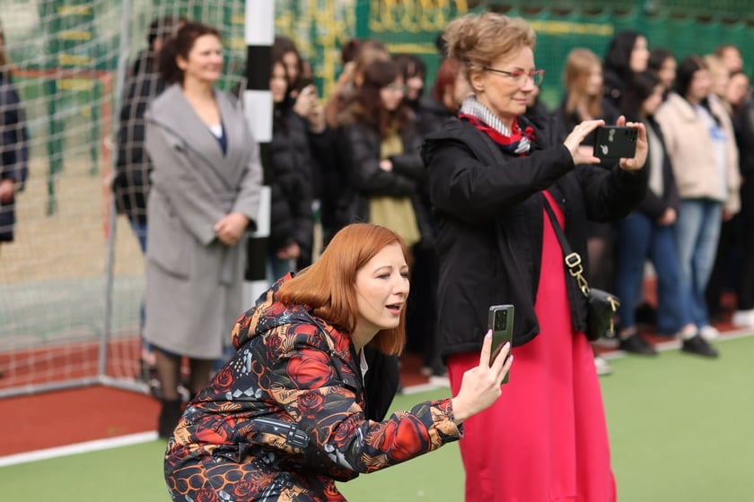 Uroczyste otwarcie boiska MOS przy ul. Kieleckiej. Wrocław, 19.03.2024