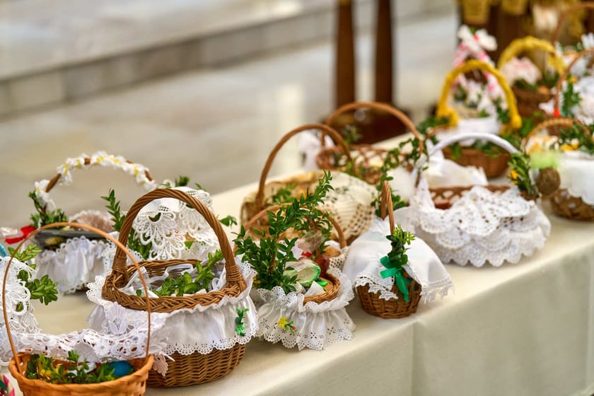 Swięcenie pokarmów w kościołach we Wrocławiu