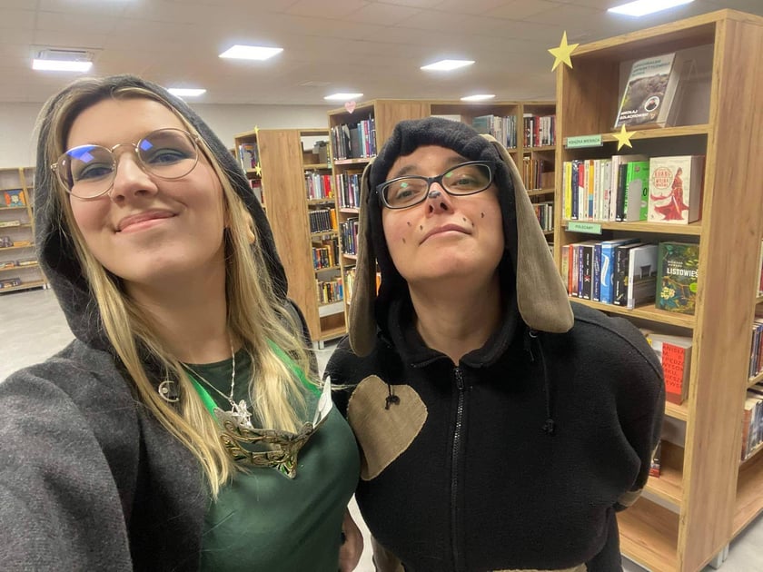 Bibliotekarki z biblioteki przy ul. Sołtysowickiej