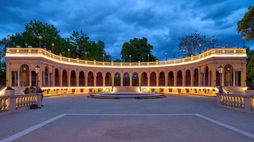 Próba generalna oświetlenia Bastionu Sakwowego. Mamy już pewność, że po zmierzchu będzie wyglądał olśniewająco.