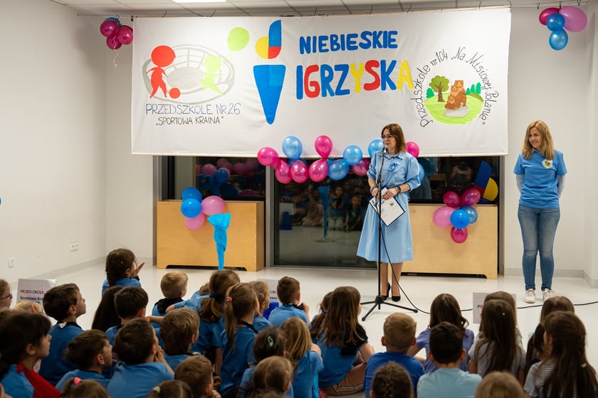 „Niebieskie Igrzyska” przedszkolaków z Wrocławia