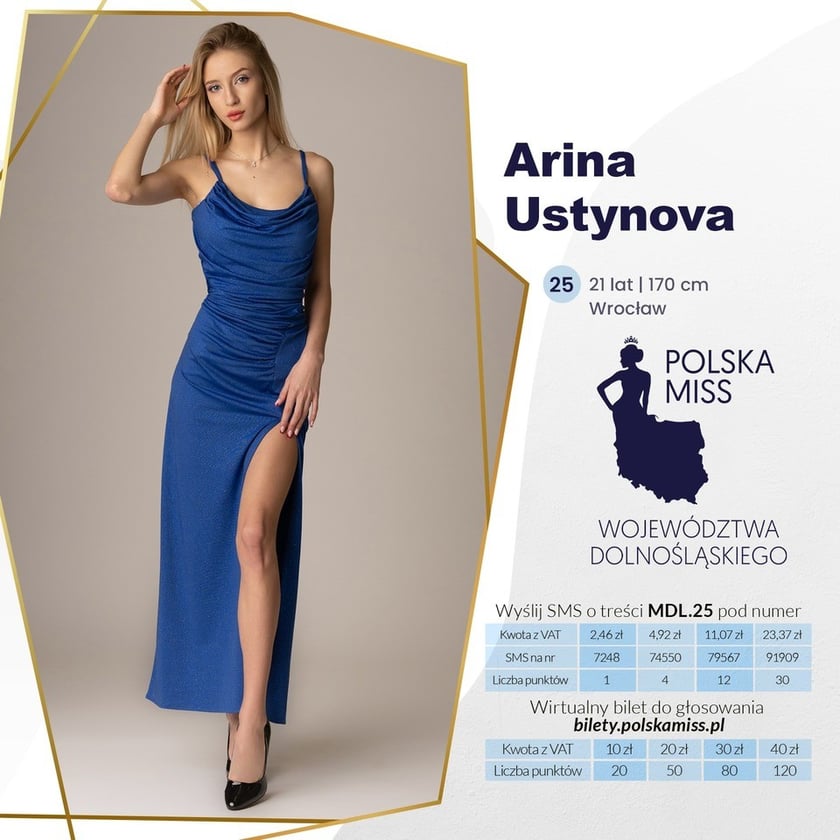 Arina Ustynova z Wrocławia