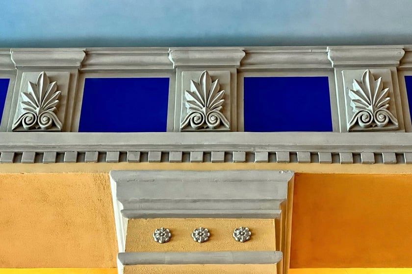 Na Bastionie Sakwowym wykańczany jest obecnie pawilon perystylowy.