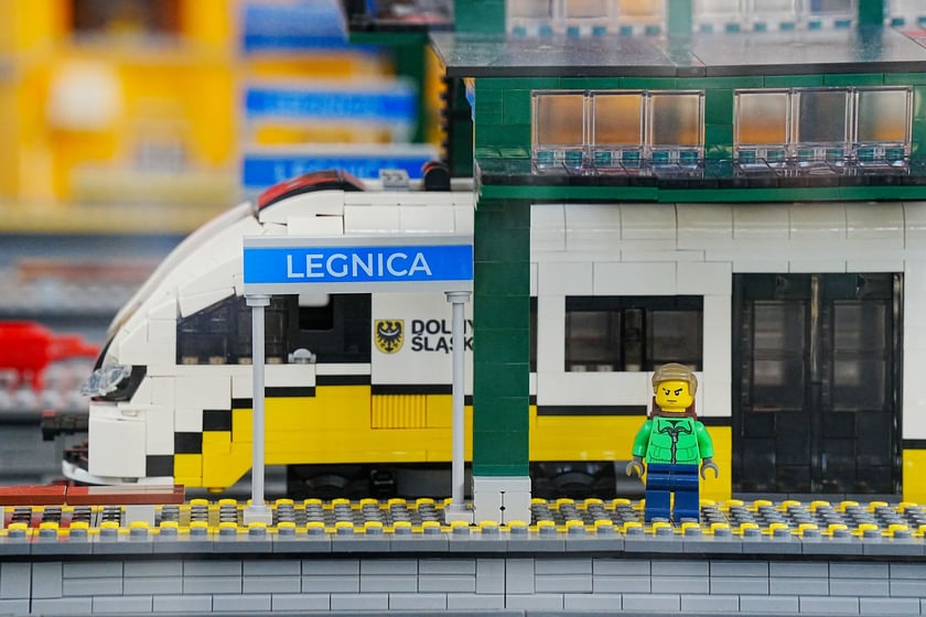 Stacja kolejowa Legnica z Lego