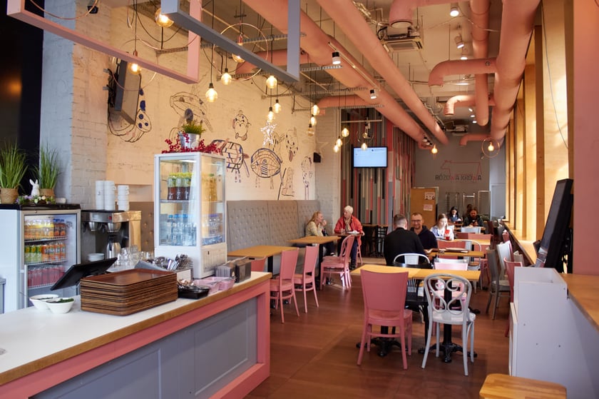 R&oacute;żowa Krowa Bar Mleczny, ul. Świdnicka 36