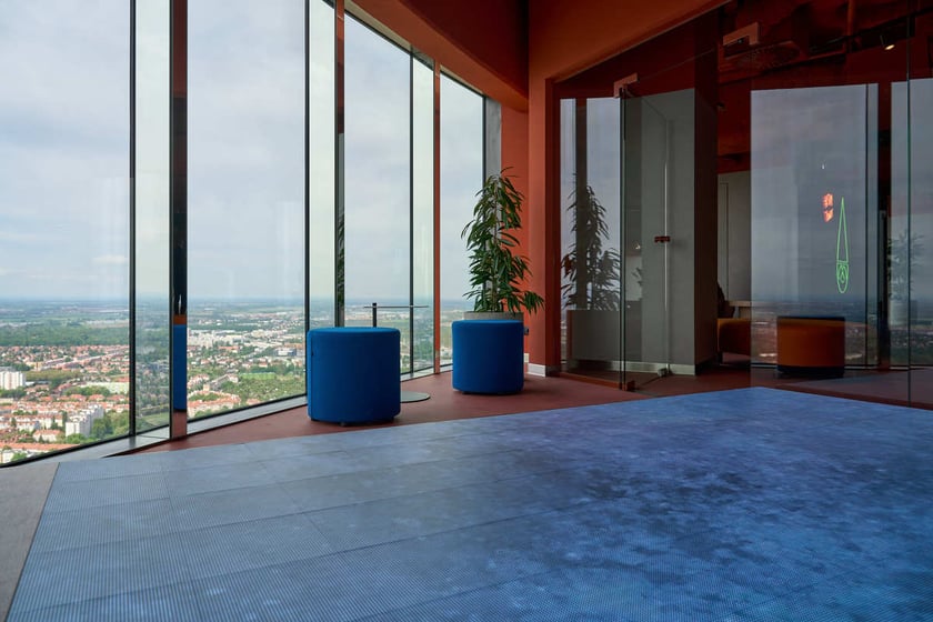 Tarasa widokowy w Sky Tower po modernizacji