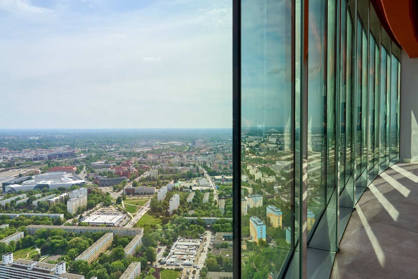 Tarasa widokowy w Sky Tower po modernizacji