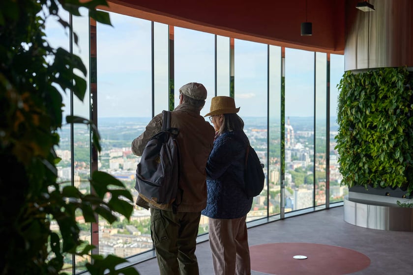 Tarasa widokowy w Sky Tower po modernizacji