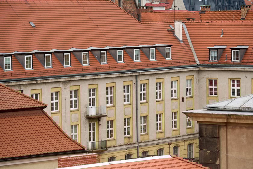 Była Poczta Paczkowa i Telegraf, także siedziba Orange Polska, na Starym Mieście