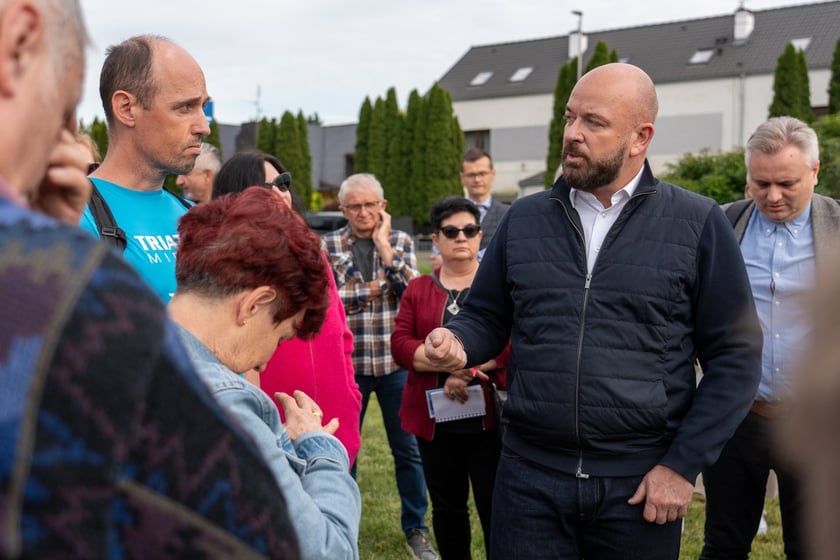 Spotkanie prezydenta Jacka Sutryka z mieszkańcami Ołtaszyna