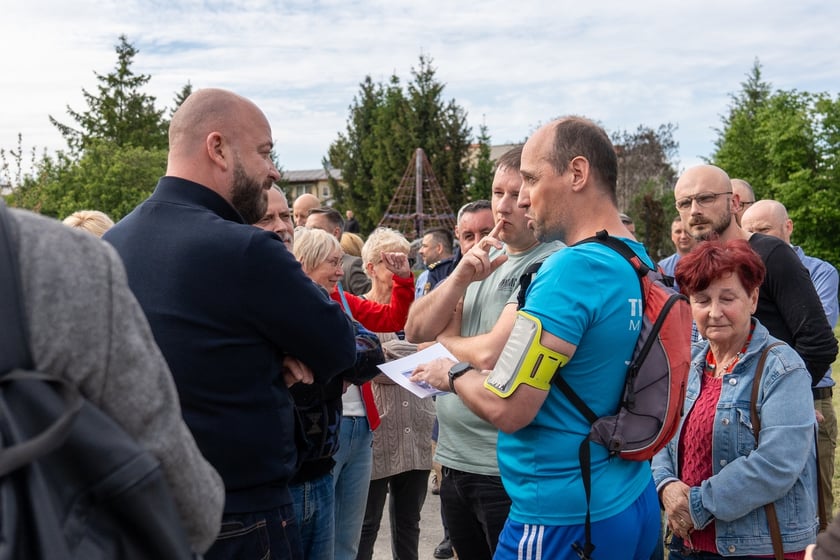 Spotkanie prezydenta Jacka Sutryka z mieszkańcami Ołtaszyna