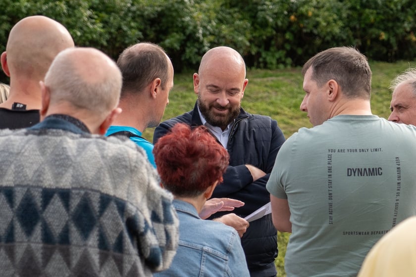 Spotkanie prezydenta Jacka Sutryka z mieszkańcami Ołtaszyna