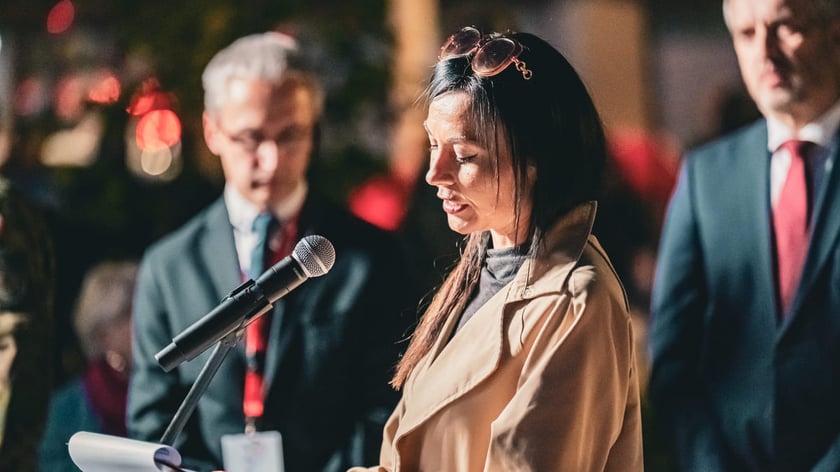 Uroczyste odsłonięcie pomnika Żołnierzy Niezłomnych. Wrocław, 8.05.2024
