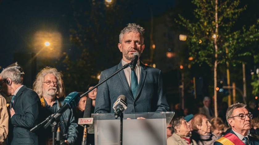 Uroczyste odsłonięcie pomnika Żołnierzy Niezłomnych. Wrocław, 8.05.2024