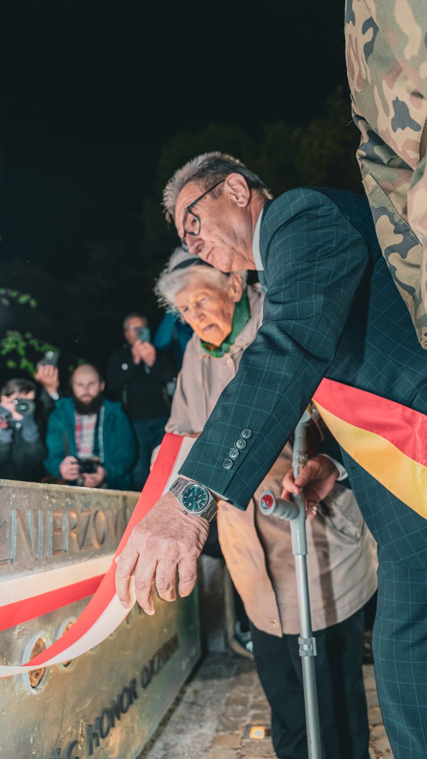 Uroczyste odsłonięcie pomnika Żołnierzy Niezłomnych. Wrocław, 8.05.2024