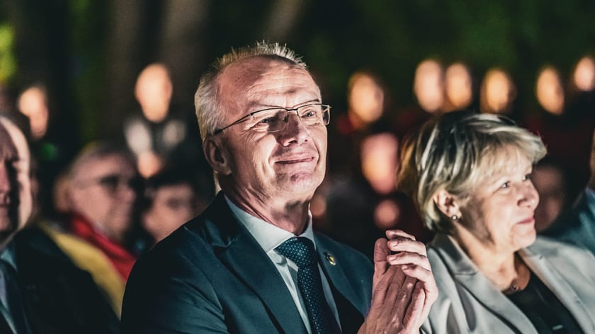 Uroczyste odsłonięcie pomnika Żołnierzy Niezłomnych. Wrocław, 8.05.2024