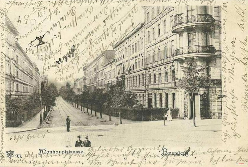 Aleja Jana Matejki to przed wojną ulica Monhauptstrasse