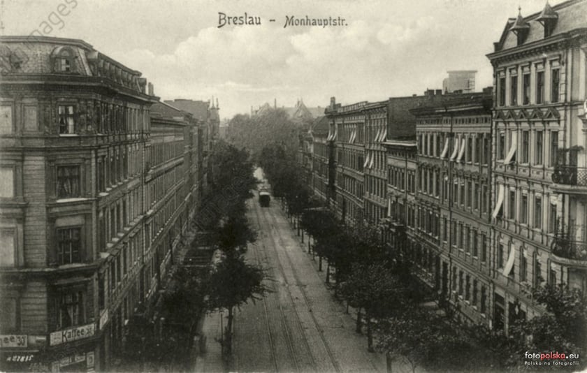 Aleja Jana Matejki to przed wojną ulica Monhauptstrasse, lata 1900-1930