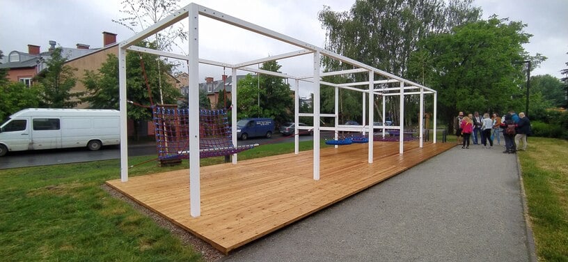 Pergola w Parku Słonecznym