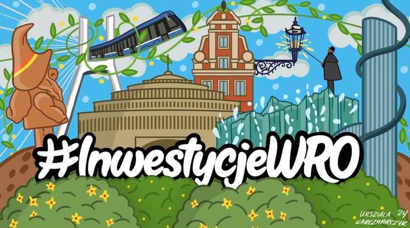 Projekt (lub fragment) nadesłany na konkurs Zaprojektuj mural #InwestycjeWRO