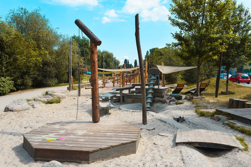 Wodny plac zabaw na Niskich Łąkach