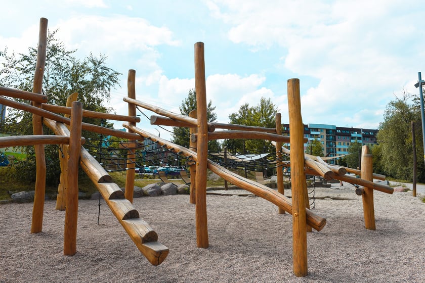 Wodny plac zabaw na Niskich Łąkach