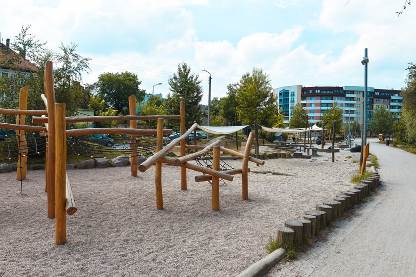 Wodny plac zabaw na Niskich Łąkach