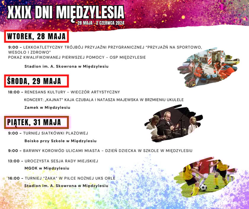 Program wydarzenia