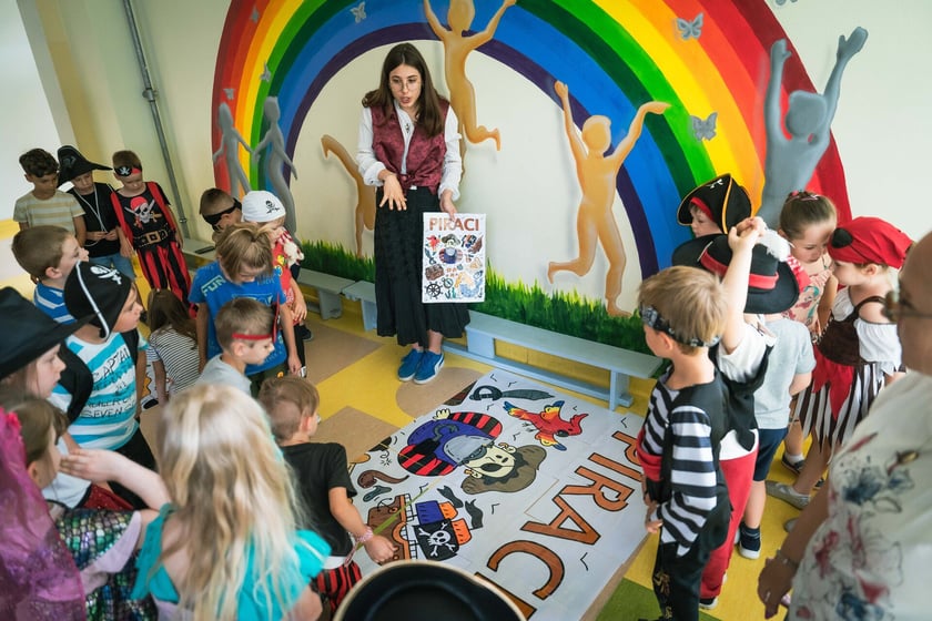 Piracko-morska impreza przedszkolaków z Tęczowej Polanki