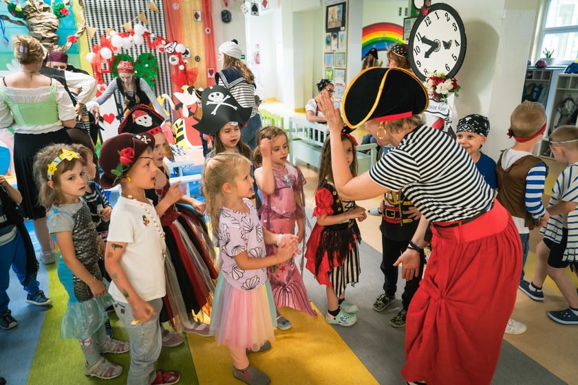 Piracko-morska impreza przedszkolaków z Tęczowej Polanki