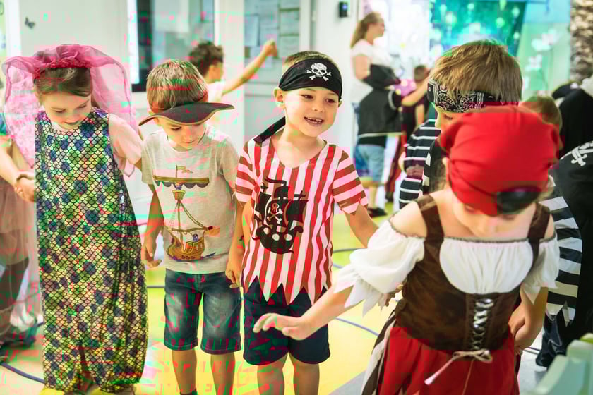 Piracko-morska impreza przedszkolaków z Tęczowej Polanki
