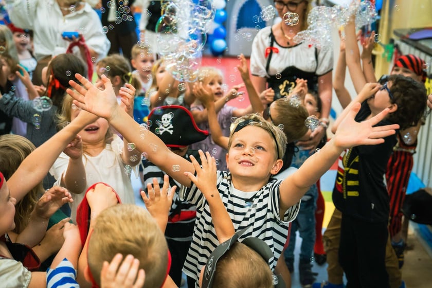 Piracko-morska impreza przedszkolaków z Tęczowej Polanki